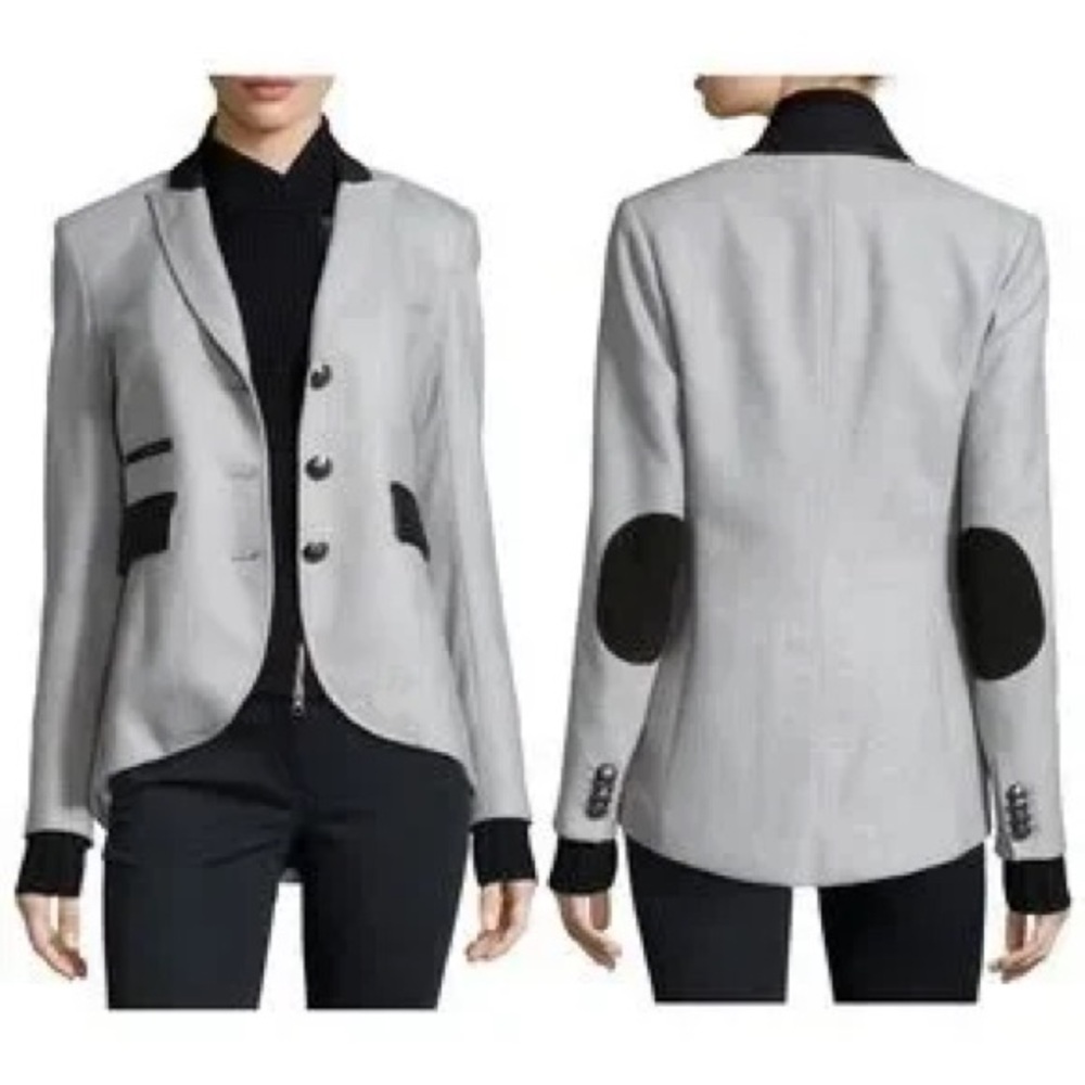Veronica Beard Grey Wool Blazer Size 6